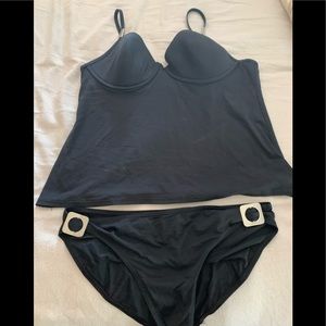Black Calvin Klein tankini